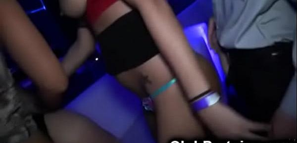  Hot Chicks in Club Orgy Party!